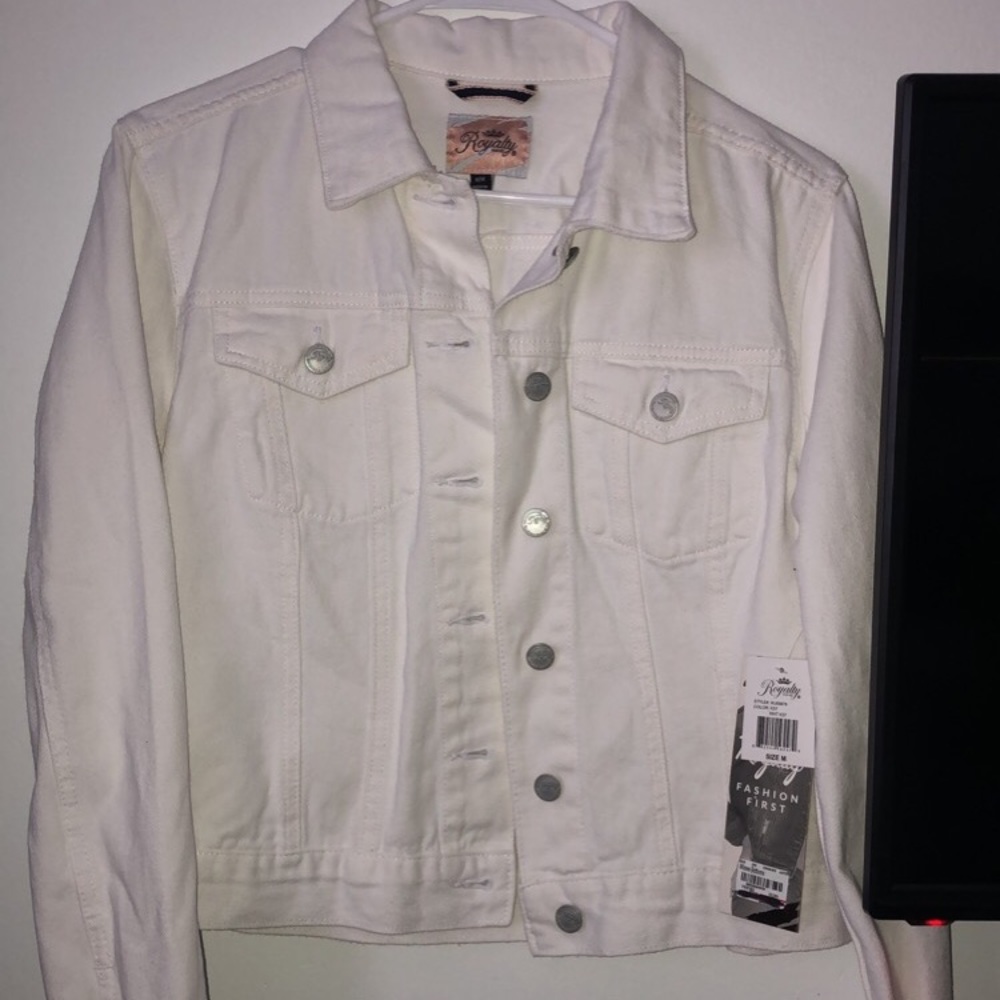 Medium White jean jacket